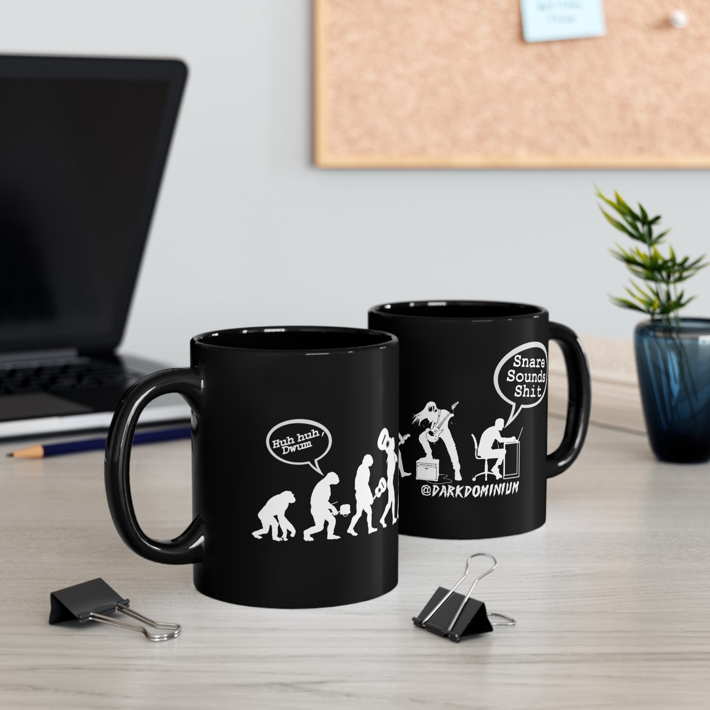 Dark Dominium 11oz Black Mug